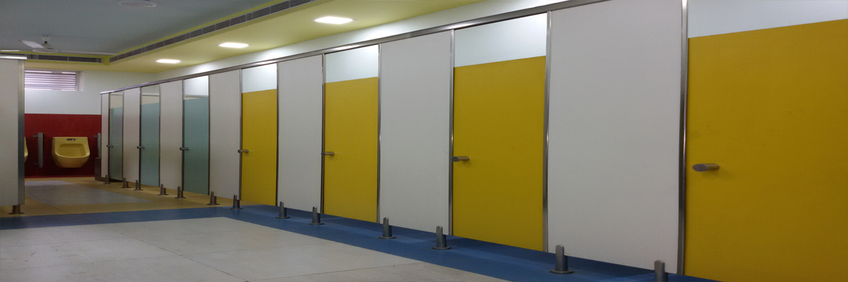 top hung toilet partition